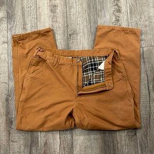 Carhartt Flannel Lined Dungaree Fit 40x30